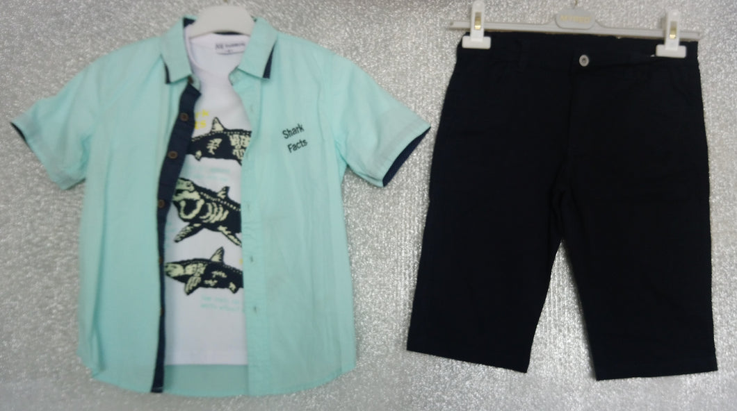 Ensemble Bermuda petit garcon 3 pieces
