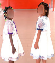 Load image into Gallery viewer, Robe de ville , de fête, de cérémonie, d&#39;anniversaire pour petite fille

