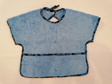 将图片加载到图库查看器，Lot de 2 bavoirs bébé à manches-tissu coton imprimé (wax).

