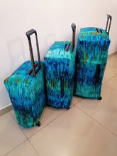 Charger l&#39;image dans la galerie, Lot de 3 Housses de protection pour valise (tissu wax)
