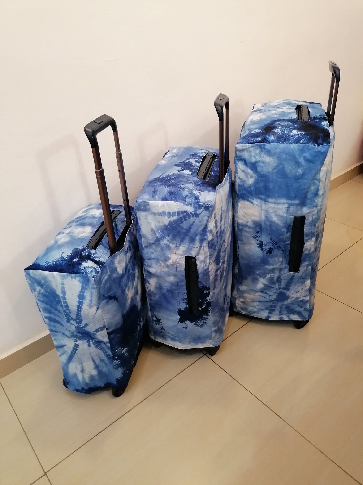 Lot de 3 Housses de protection pour valise (tissu wax) – LA MAISON EYA