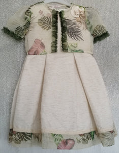 Robe de ville , de fête, de cérémonie, d'anniversaire pour petite fille