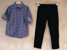 将图片加载到图库查看器，Ensemble garçon chemise + pantalon
