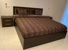 Charger l&#39;image dans la galerie, Parure Housse de Couette imprimé Wax, Zippée pour lit King Size

