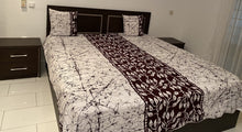 Charger l&#39;image dans la galerie, Parure Housse de Couette, Zippée pour lit King Size imprimé Wax
