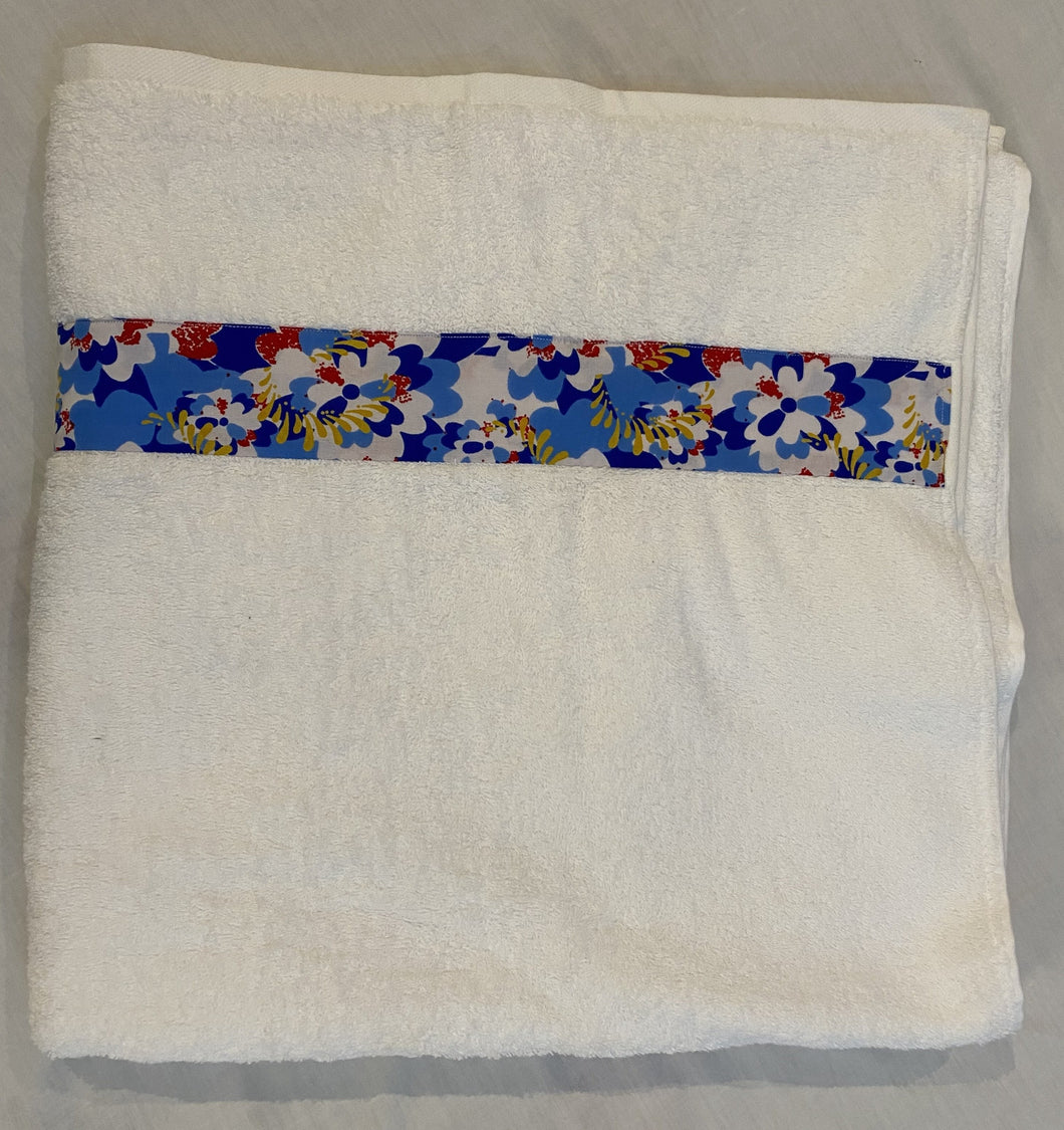 Drap de plage avec tissu wax